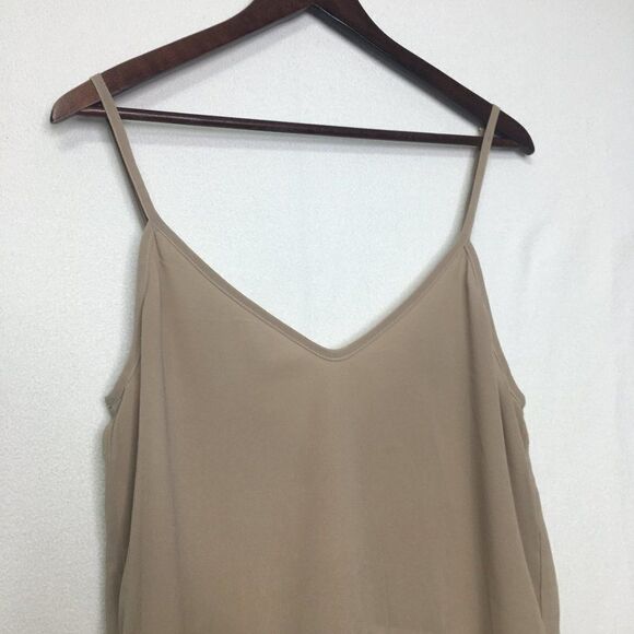 One Teaspoon Tan Tank Top With Gold Detailing - Picture 3 of 13
